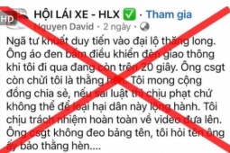 Thông tin  ' có thể tự ý điều chỉnh tín hiệu giao thông '  là sai sự thật