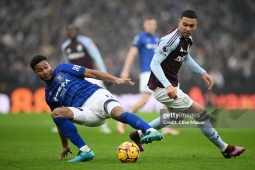 Video bóng đá Aston Villa - Ipswich Town: Thẻ đỏ bất ngờ (Ngoại hạng Anh)