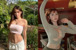 Hot girl mới nổi Thread  " flex "  ngoại hình siêu nóng bỏng