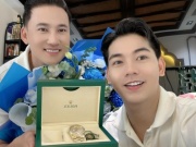 Thanh Đoàn tặng Hà Trí Quang đồng hồ vàng nguyên khối gần 2 tỷ đồng
