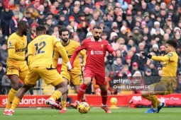 Video bóng đá Liverpool - Wolves: Salah ghi dấu ấn, hiệp 2 run rẩy (Ngoại hạng Anh)