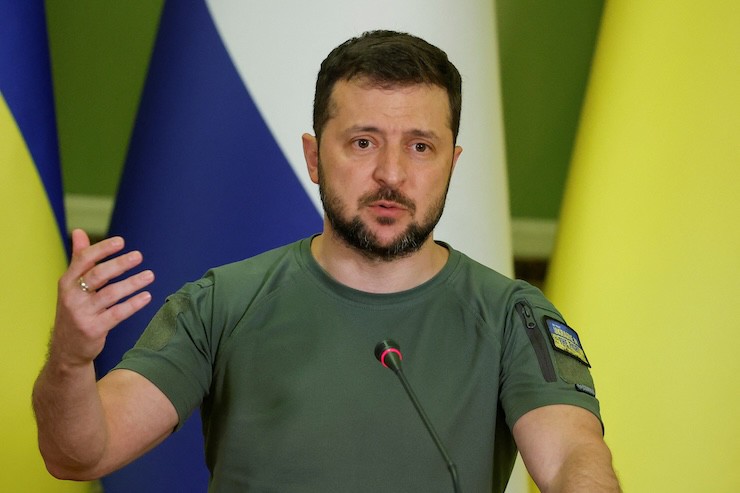 Tổng thống Ukraine Volodymyr Zelensky. Ảnh: Reuters.