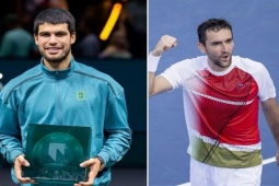 Trực tiếp tennis Qatar Open & WTA Dubai ngày 1: Djokovic thắng đánh đôi, Ostapenko bị loại sốc