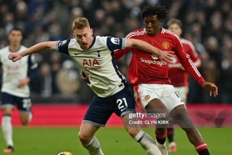 Video bóng đá Tottenham - MU: Đôi công hấp dẫn, điểm nhấn Maddison (Ngoại hạng Anh)