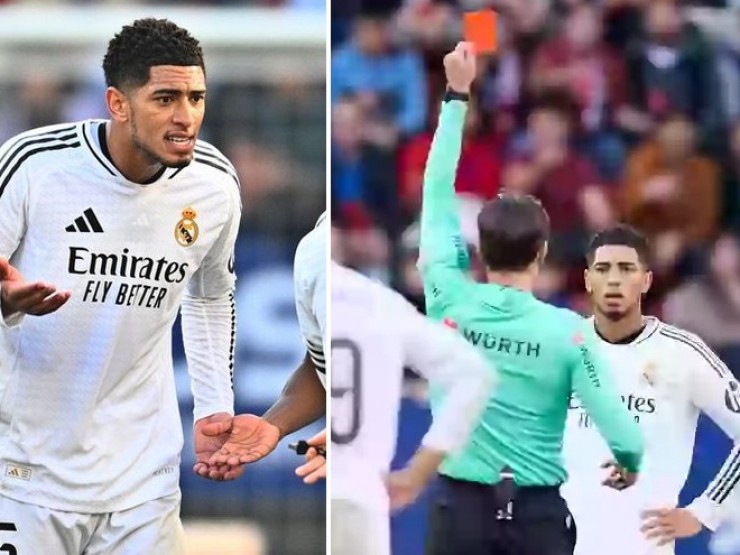 Bellingham từng chửi trọng tài phạt thẻ đỏ, nghi vấn “vua áo đen“ trả đũa