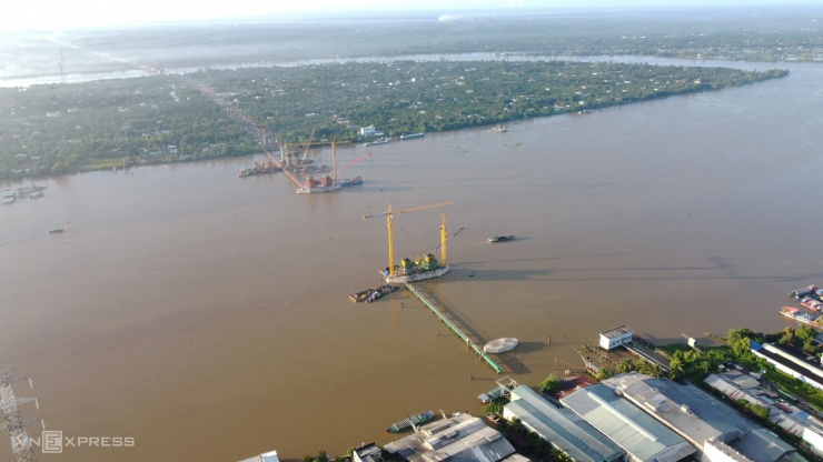 Cầu Rạch Miễu 2 trước thời điểm hợp long - 2