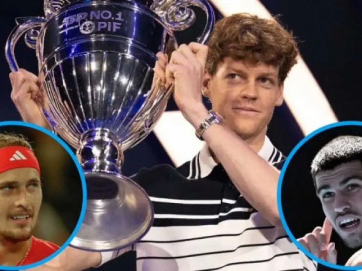 Kịch bản Sinner bị Alcaraz và Zverev đẩy xuống số 3, “trả giá“ vì doping