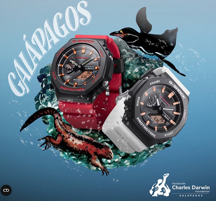 Casio G-Shock X Charles Darwin Foundation.