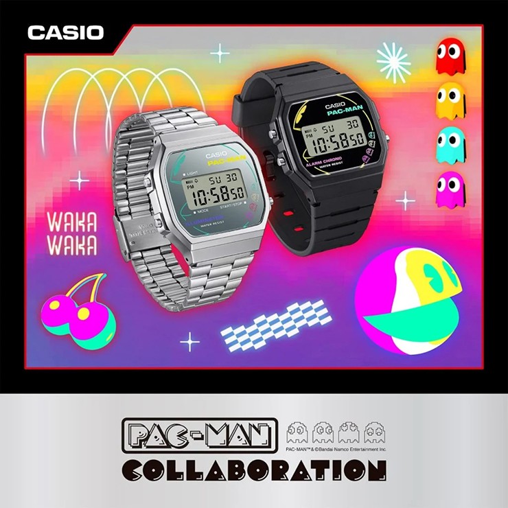 Casio x Pac-Man Collaboration.