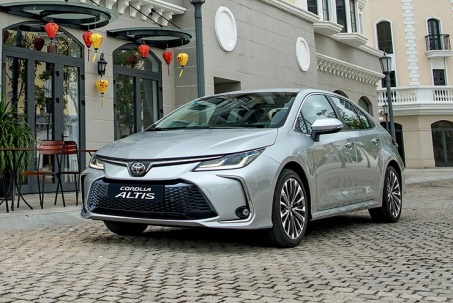 Giá xe Toyota Corolla Altis niêm yết và lăn bánh tháng 2/2025