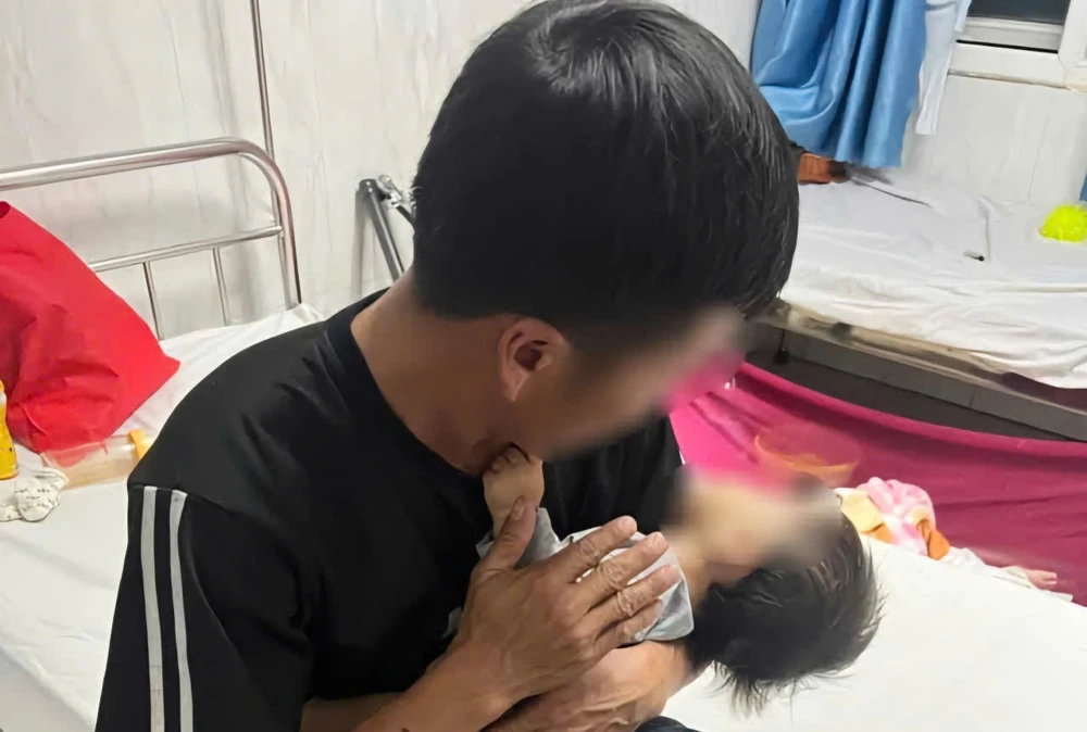 Hình ảnh ông N đăng tải trên mạng xã hội. Ảnh: N.V