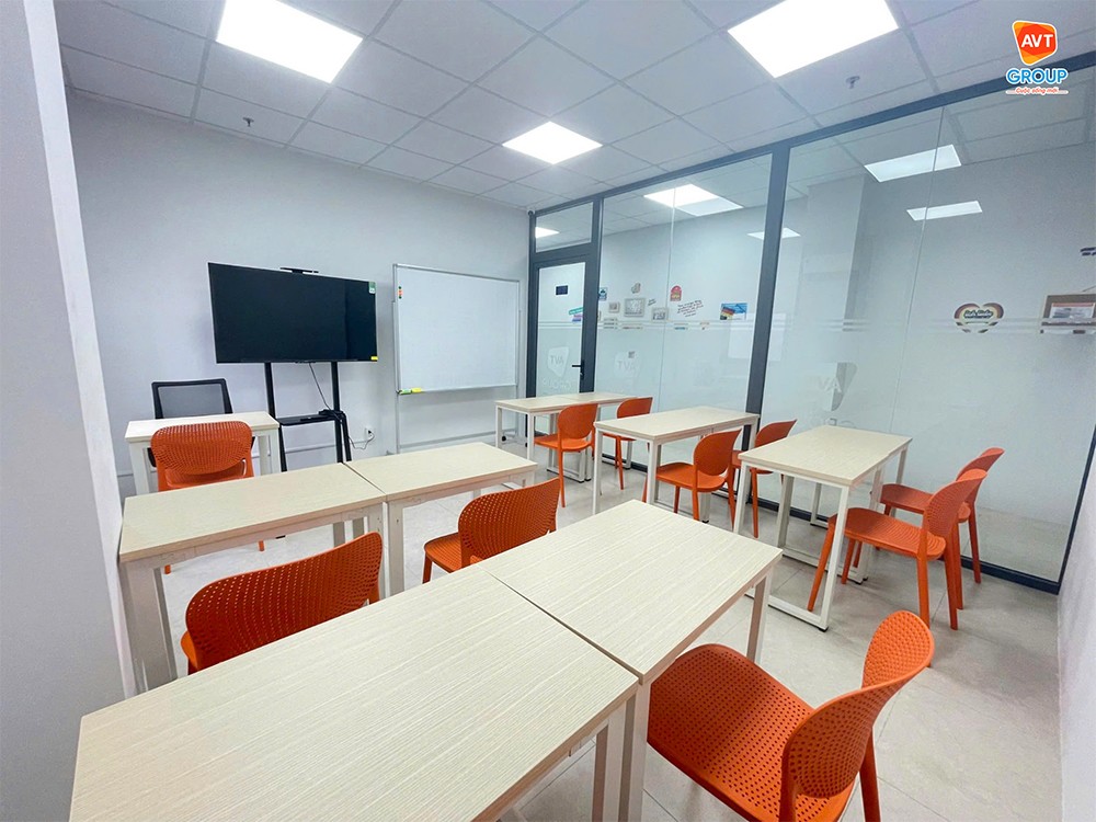 Cơ sở vật chất lớp học tại AVT chi nhánh mới TP HCM (Ảnh: AVT Group)