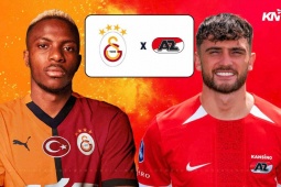 Trực tiếp bóng đá Galatasaray - AZ Alkmaar: Thử thách lớn cho Osimhen  &  đồng đội (Europa League)