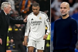 Ancelotti hãnh diện vì Mbappe, Guardiola thừa nhận Man City kém Real Madrid