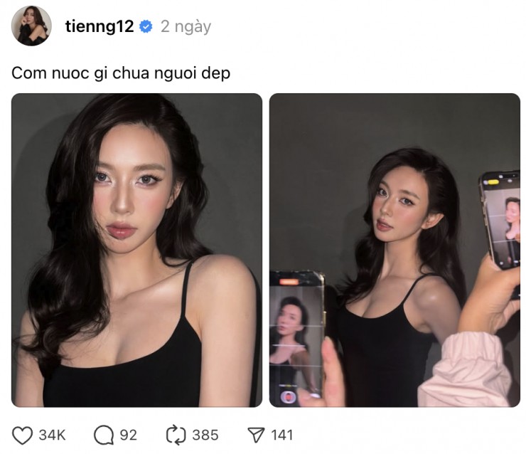 Hoa hậu Thùy Tiên nhanh chóng đu trend "Cơm nước gì chưa người đẹp".