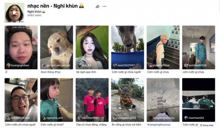 Hàng nghìn người dùng TikTok tham gia trend "Cơm nước gì chưa người đẹp".