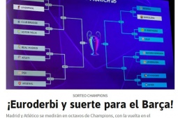 Bốc thăm vòng 1/8 Cup C1: Barca gặp may, báo chí soi derby Madrid