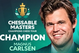 Nóng nhất thể thao chiều 22/2:  " Vua cờ "  Carlsen vô địch giải cờ nhanh quốc tế