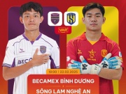 Trực tiếp bóng đá Bình Dương - SLNA: Nhập cuộc hào hứng (V-League)