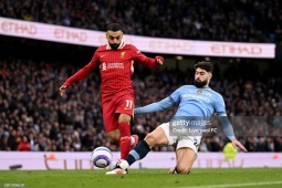 Trực tiếp bóng đá Man City - Liverpool: Salah mở tỉ số (Ngoại hạng Anh)