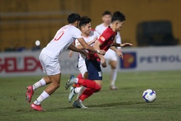 Trực tiếp bóng đá Công an Hà Nội - Thể Công Viettel: Bùi Hoàng Việt Anh bỏ lỡ vô duyên (V-League)