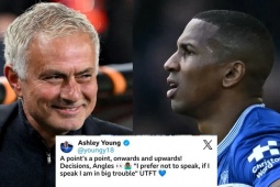 Tin mới nhất bóng đá chiều 23/2: Ashley Young mượn lời Mourinho, mỉa mai trọng tài và MU