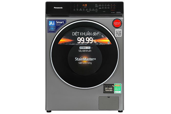 Máy giặt Panasonic Inverter giặt 10.5 kg - sấy 2 kg NA-V105FC1LV.