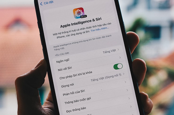 Tiếng Việt nằm trong danh sách ngôn ngữ mới được bổ sung vào Apple Intelligence.