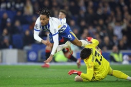 Video bóng đá Brighton - Bournemouth: Tuyệt tác cứa lòng, bước ngoặt từ lão tướng (Ngoại hạng Anh)