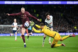 Video bóng đá Tottenham - Man City: Người hùng Haaland, nghẹt thở 90+4 (Ngoại hạng Anh)