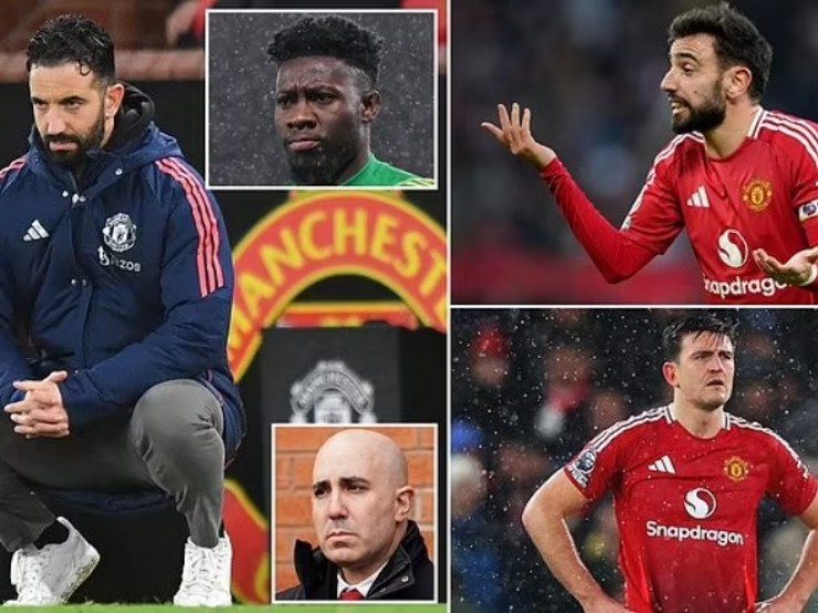 Báo Anh tiết lộ: “Phòng thay đồ“ MU dậy sóng vì phát biểu của Amorim