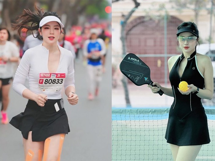 Nữ y tá Loan Barbie vóc dáng “vạn người mê”: Chạy bộ gây sốt, khoe sắc với pickleball