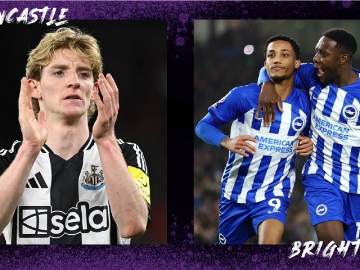 Trực tiếp bóng đá Newcastle - Brighton: Dấu hỏi ngôi sao Isak (FA Cup)