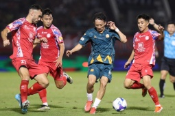 Bóng đá - Video bóng đá TP.HCM - HAGL: &quot;Gáo nước lạnh&quot; đầu trận, tiếc nuối cột dọc (V-League)