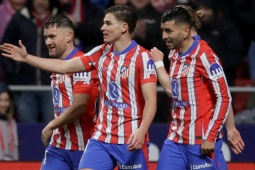 Bóng đá - Video bóng đá Atletico - Bilbao: Người hùng Alvarez, tái chiếm ngôi đầu (La Liga)