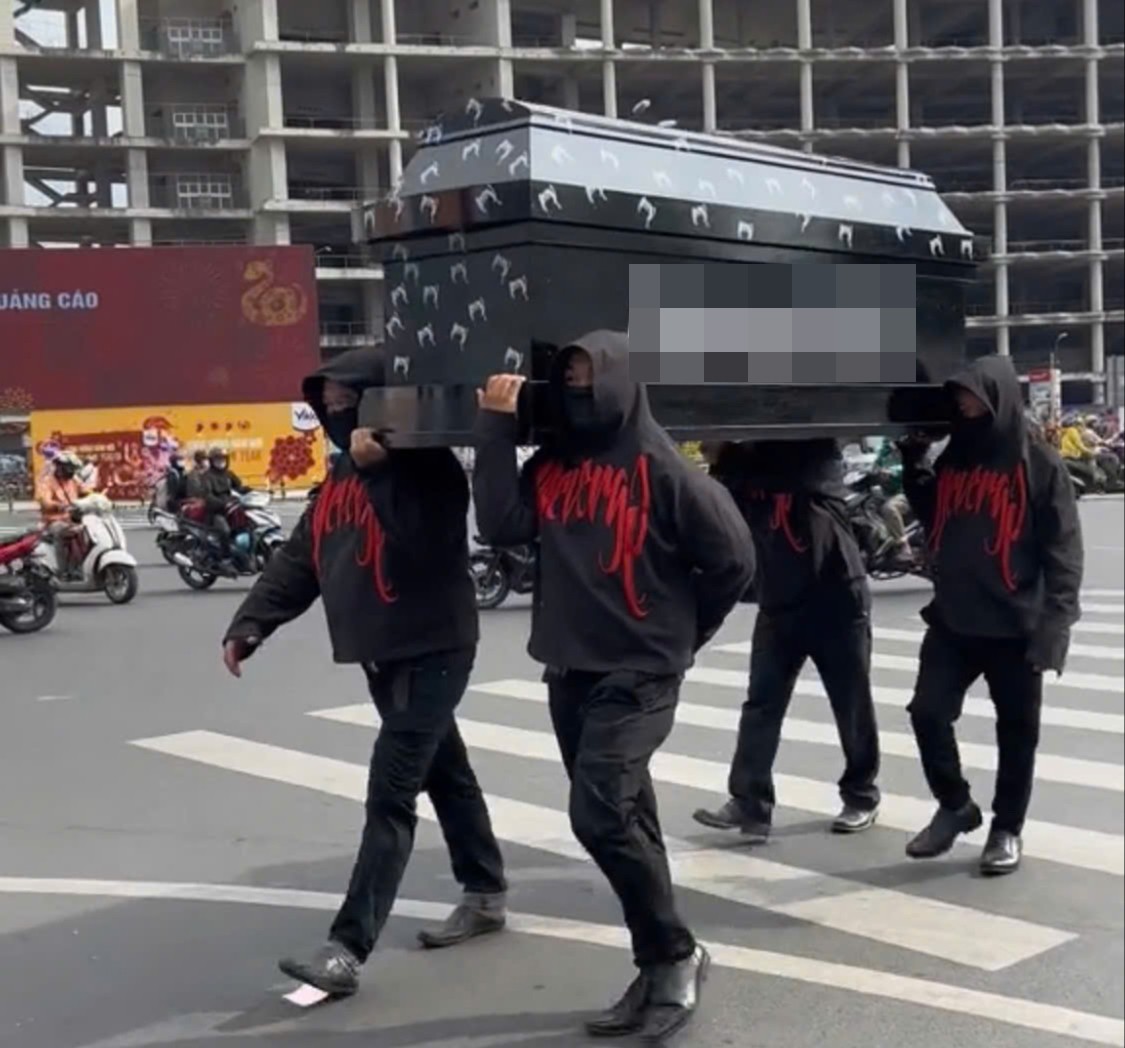 Hình ảnh lan truyền trên mạng xã hội.