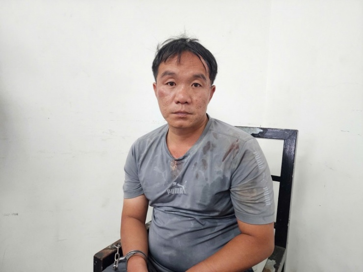Đối tượng&nbsp;Dương Hữu Trí tại cơ quan điều tra.