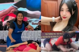 Thể thao - Hot girl Anh Thơ đấu vật thắng cả đô nam, chỉ trụ được 30 giây trước bạn nữ này