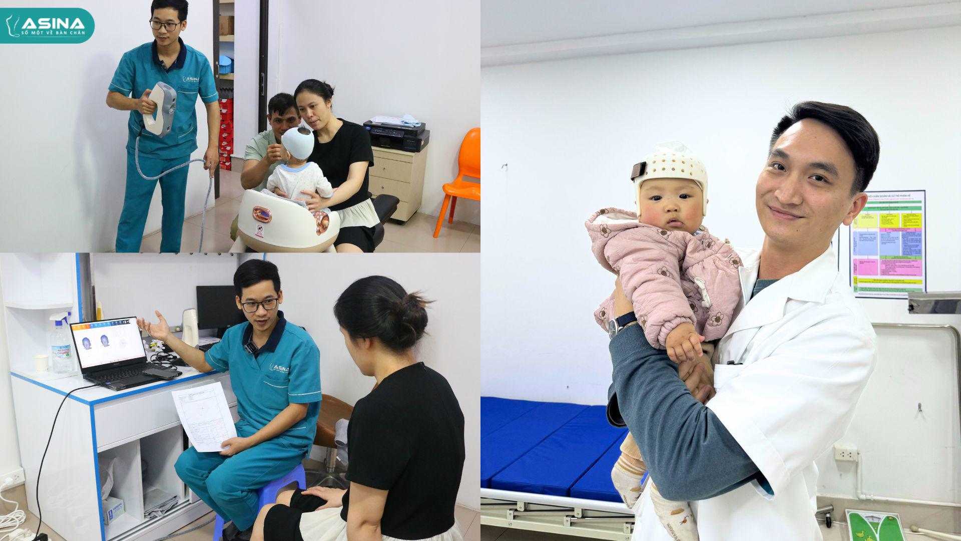 Quy trình thăm khám kỹ lưỡng, tư vấn chi tiết và hướng dẫn cặn kẽ cho các bậc phụ huynh