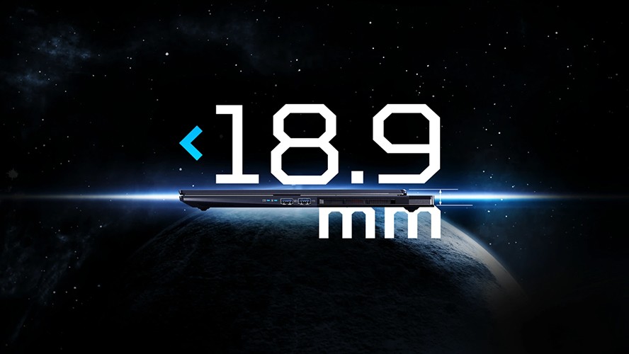 Laptop gaming cao cấp Predator Helios Neo 16S với thiết kế mỏng tinh tế