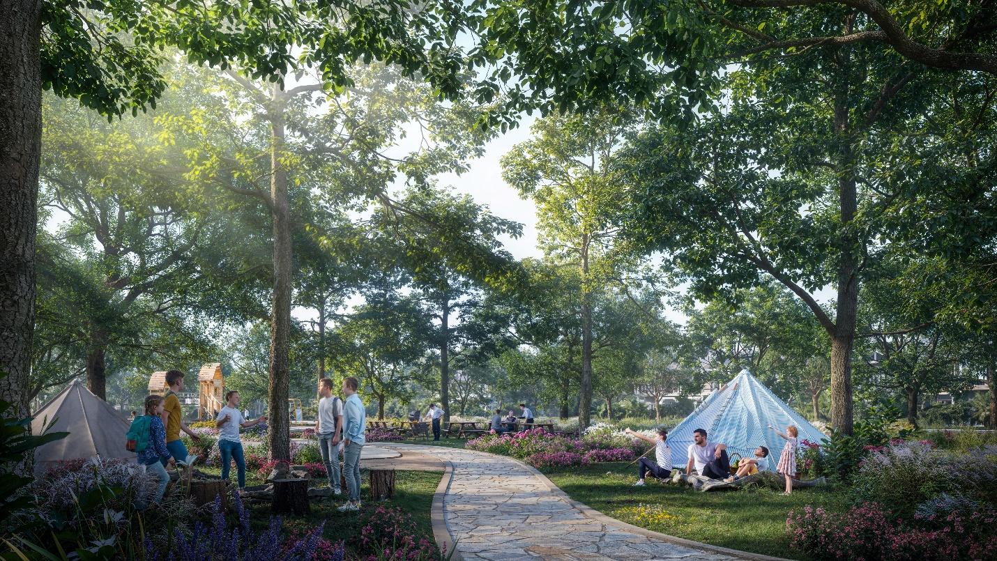 55% diện tích Eco Retreat dành cho cảnh quan