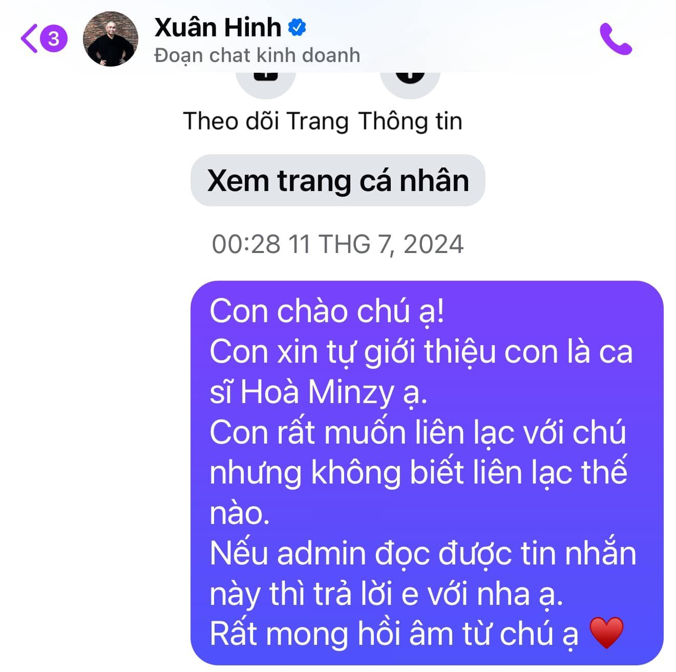 Mời NSƯT Xuân Hinh khó lắm