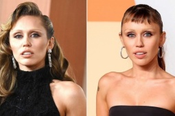 Miley Cyrus gây tranh cãi với hàng chân mày 'có như không' tại Oscar