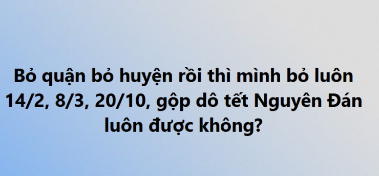 Một đề xuất khác cũng gây chú ý của dân mạng. Ảnh: chụp màn hình