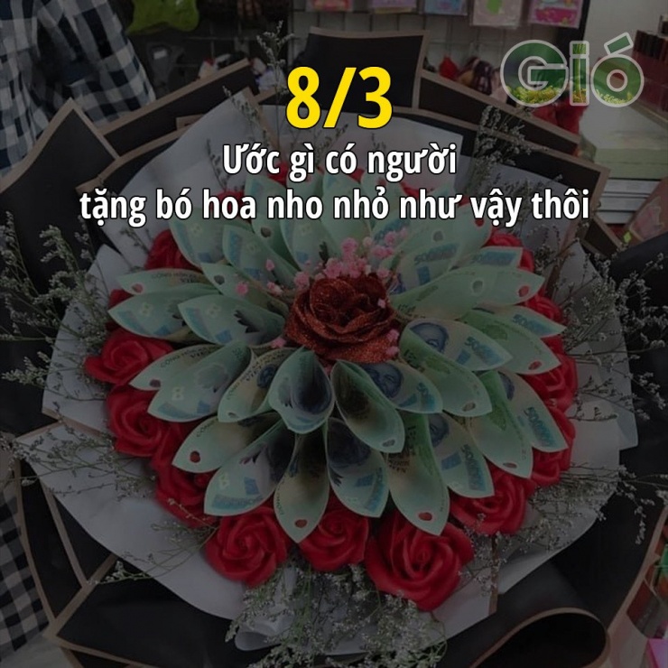 Một bó hoa nhân ngày 8/3 