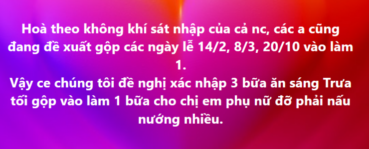 Đại diện chị em phản hồi trước đề nghị 