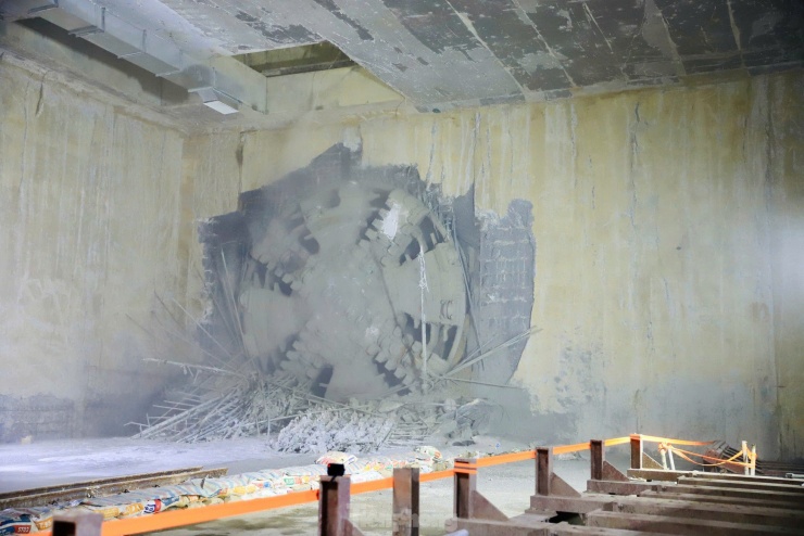 Dự kiến cả 2 máy TBM sẽ hoàn thành toàn bộ công tác khoan hầm vào cuối năm 2025.