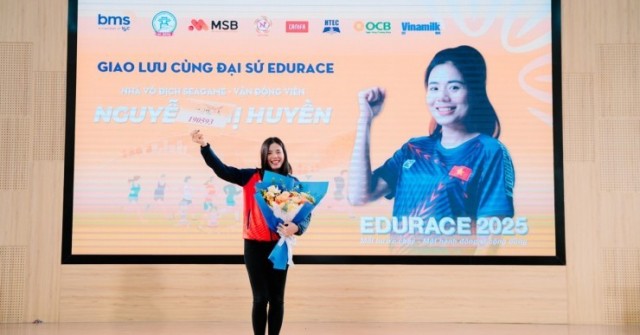 Thể thao và giáo dục: Nhà vô địch Sea Games Nguyễn Thị Huyền truyền cảm hứng cho thế hệ công dân toàn cầu