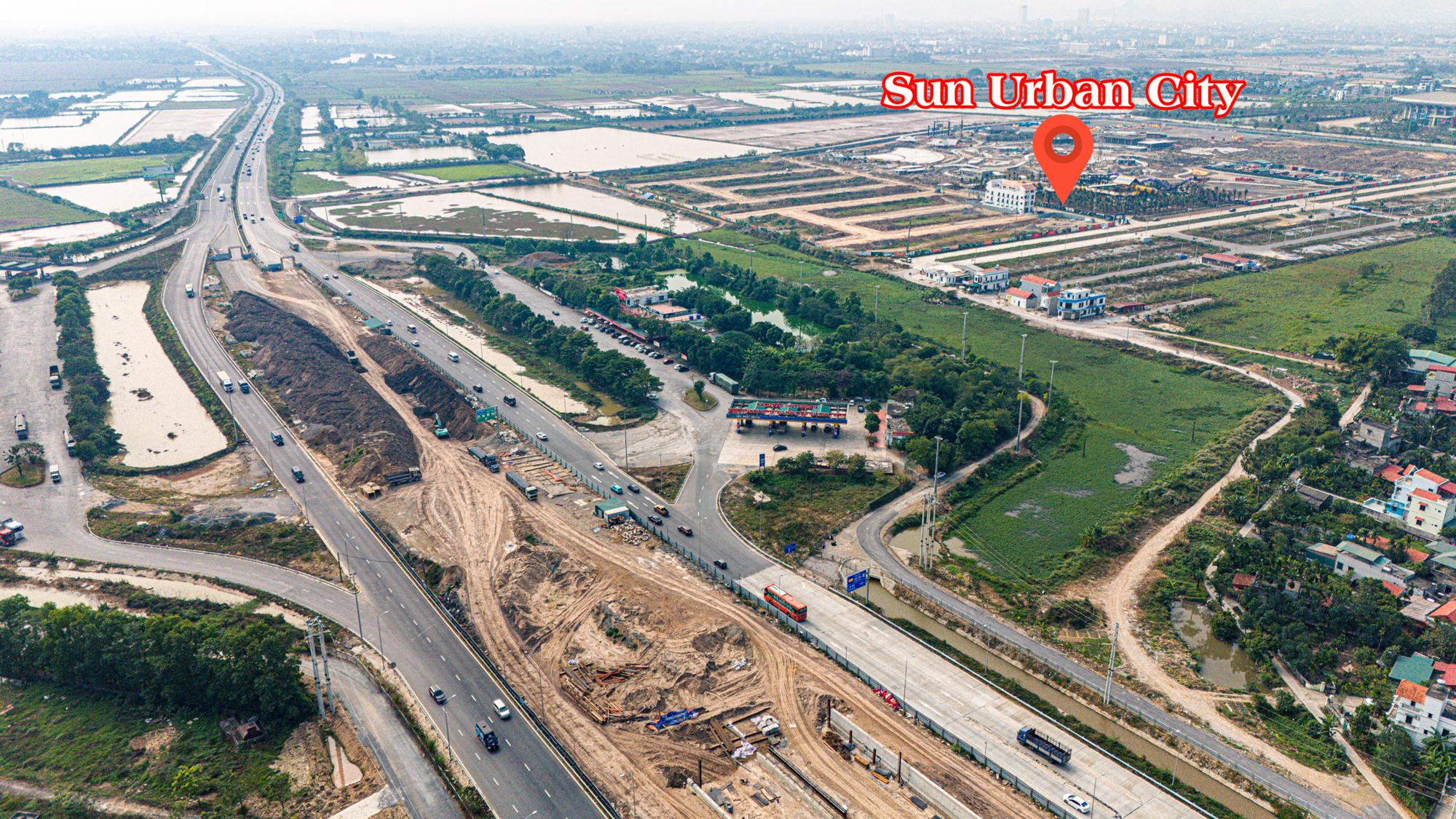 Sun Urban City tọa lạc vị trí đắc địa, tâm điểm giao thương vùng đồng bằng sông Hồng (Ảnh: Nhật Anh)