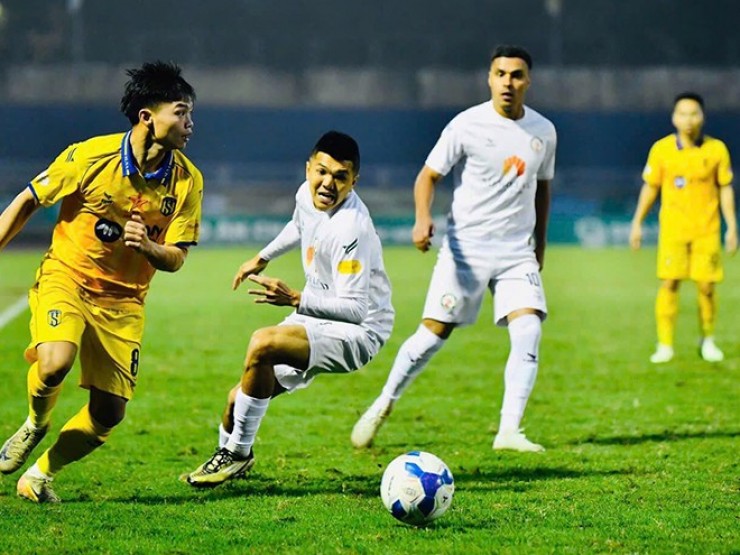 Video bóng đá SLNA - Bình Định: 1 bàn định đoạt trận cầu “6 điểm“ (V-League)